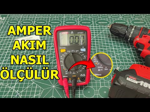 AMPER NASIL ÖLÇÜLÜR, AKIM NASIL ÖLÇÜLÜR, Multimetre ile Amper Nasıl Ölçülür?