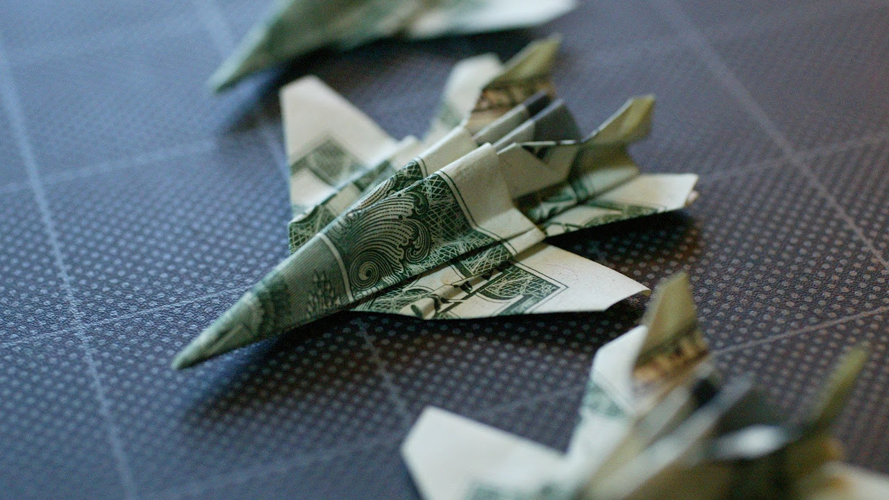 dollar in won Update Dollar Origami F-18: Take 2 (Full Video)