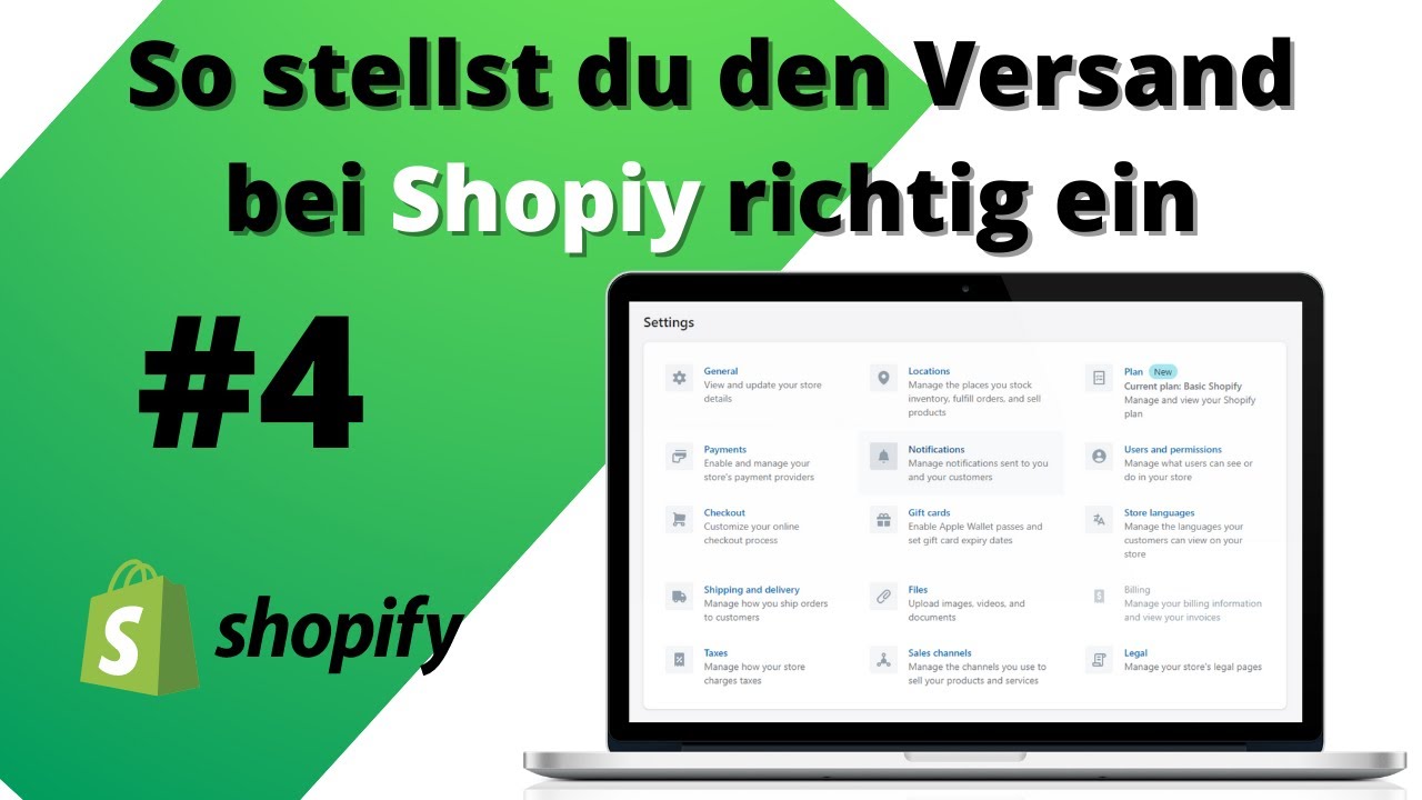  Update New  Shopify Versand einstellen - So stellst du den Versand bei Shopify richtig ein. [2021] #Shopify