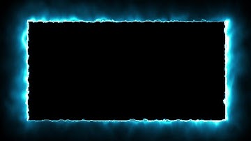 Neon Light Border | Frames Template Video | Glowing Frame Black Screen | Background Loop #76