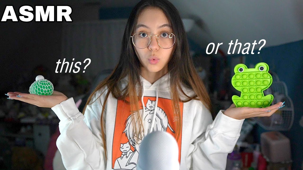 ASMR | This or That? (decision making + fast triggers)