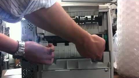 HP Laserjet 4200, 4250, 4300, 4350 Fuser replacement Video