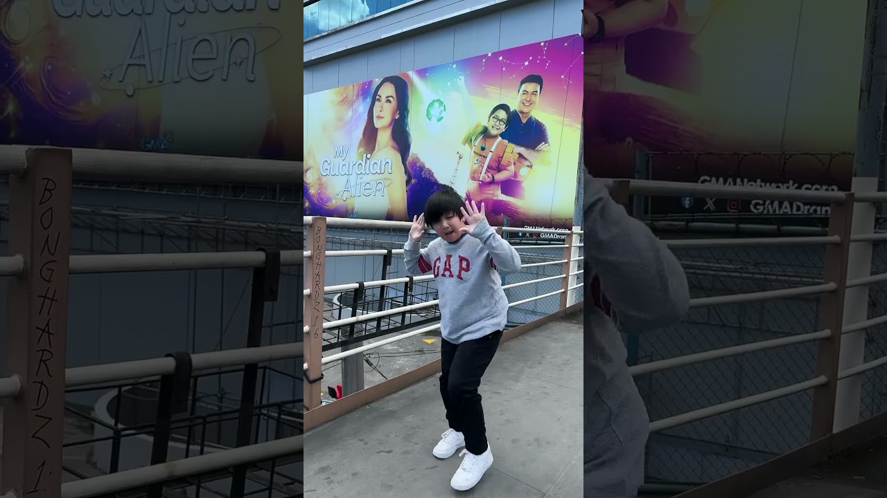 Energy lvl: Raphael Landicho dancing in front of his 