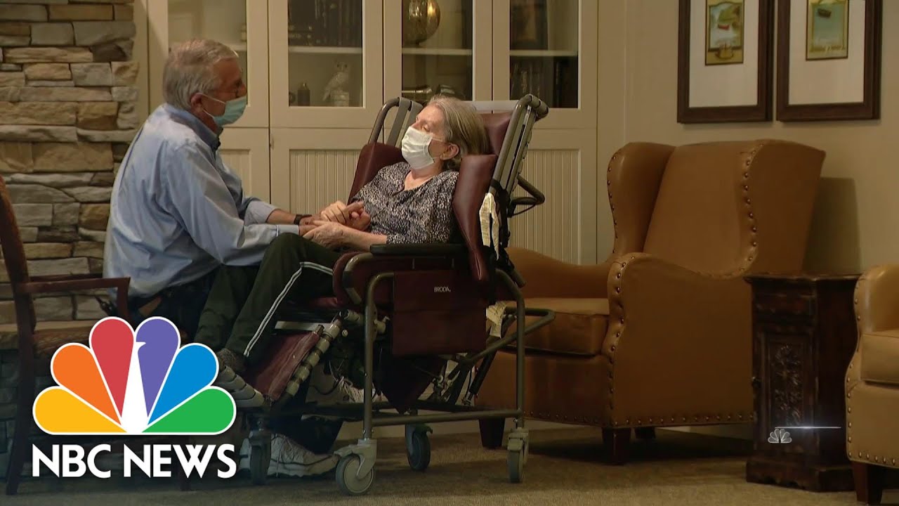 Couple Separated By Pandemic Reunites For First Time In A Year | NBC Nightly News