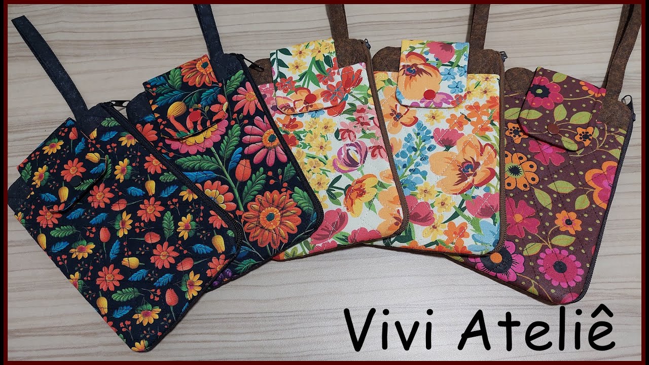 Carteira Porta Celular Vivi | Passo a Passo | Vivi Ateliê