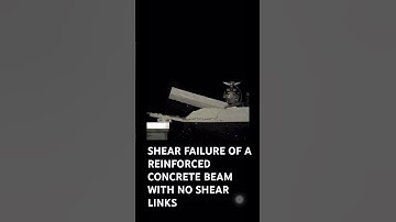 SHEAR FAILURE OF A REINFORCED CONCRETE BEAM WITH NO SHEAR LINKS