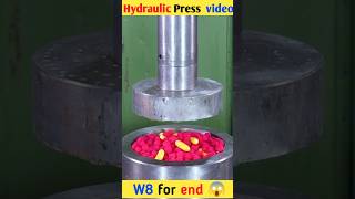 Candy vs. 150 ton hydraulic press 🫣 #hydraulicpress #shortfeed #shorts