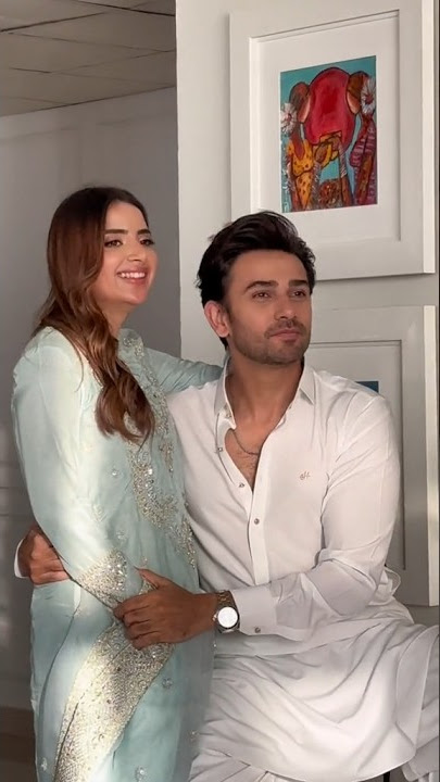 SABOOR ALY and ALI ANSARI Romantic Photoshoot😍💖❤#shorts #short #sabooraly #aliansari