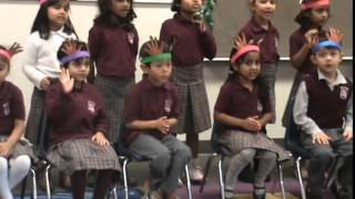 Challenger Christmas Sings 2014 Challenger Five-Vowel Song Part 2