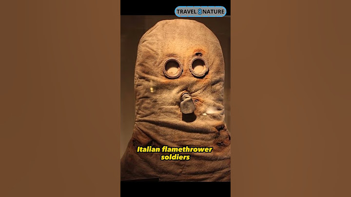 WW1 Italian Flamethrower Soldier's Asbestos Mask #shorts #travel8nature #didyouknow  #yearofyou