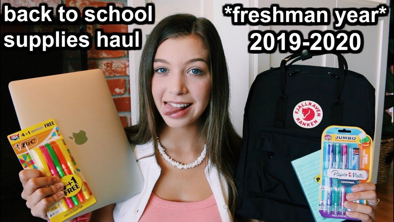 BACK TO SCHOOL SUPPLIES HAUL 2019-2020! - YouTube