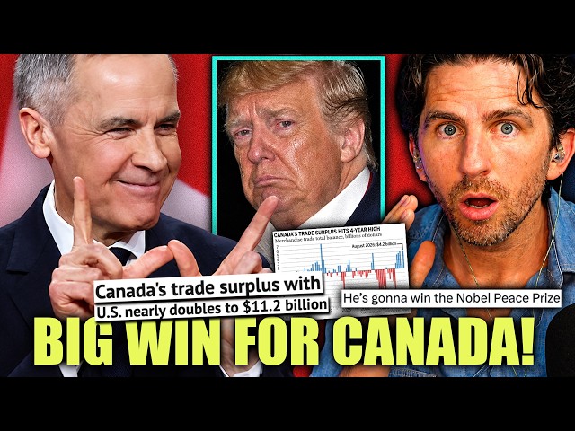 Canada Gets MASSIVE Boost In Trade War With Trump - Export Surplus DOUBLES!