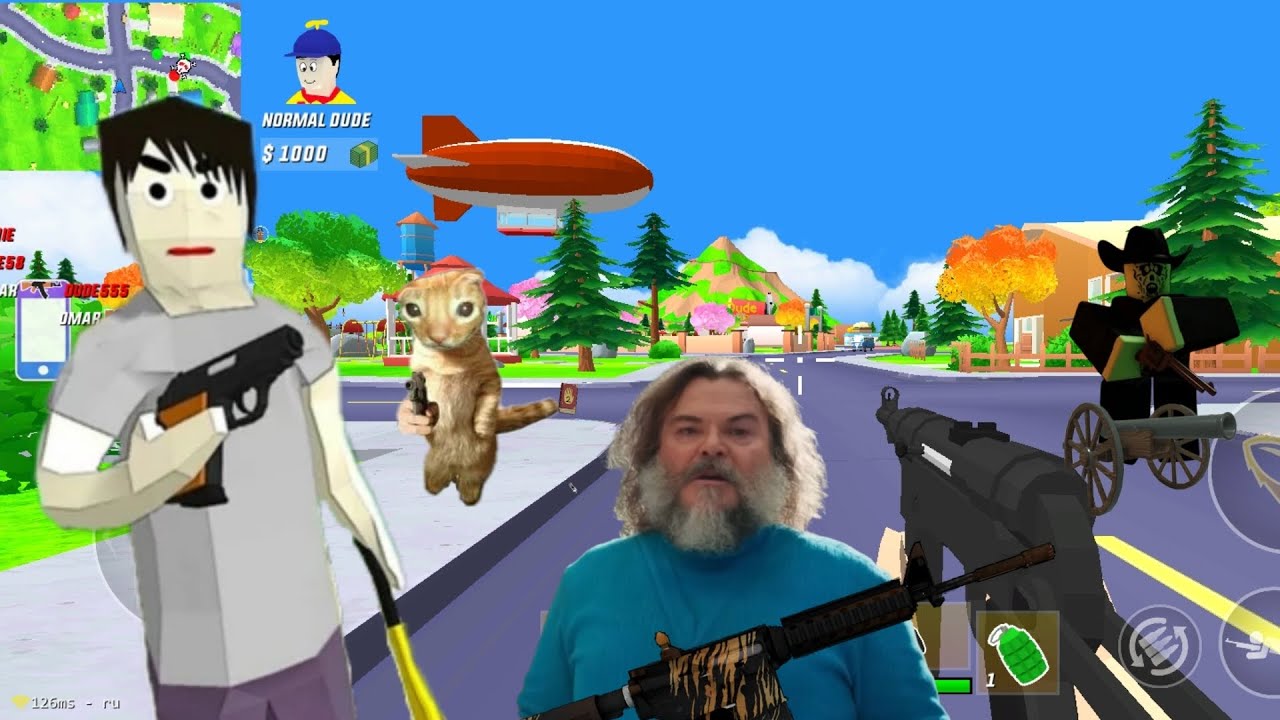 Играю режим MULTIPLAYER симулятор крутого чувака 