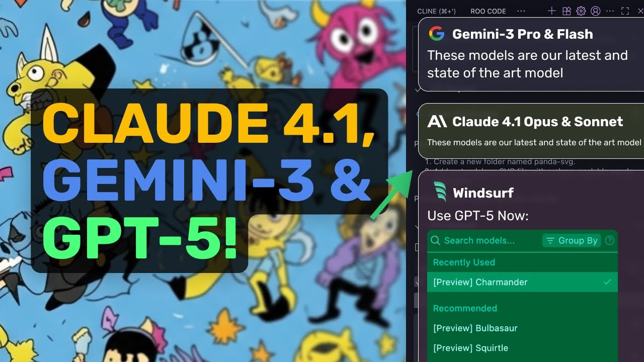 Claude 4.1 Opus, Gemini 3 is coming this week &amp; You can use GPT-5 / GPT-OSS right now on Windsurf!