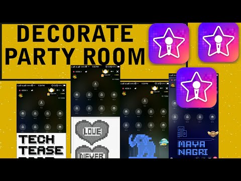 Starmaker Party Room Decoration by cutting tech