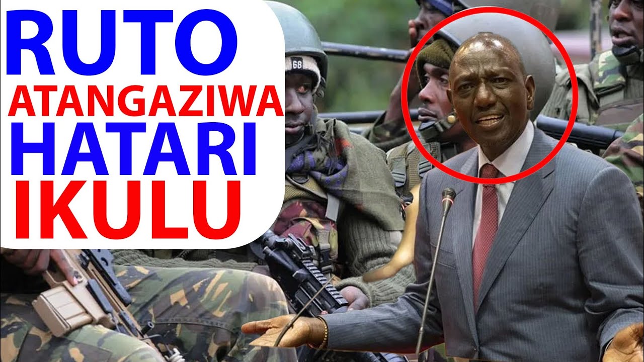 Urgent Breaking News: Habari Mbaya Zaidi Yarushwa Ikulu Ya Ruto Kwisha