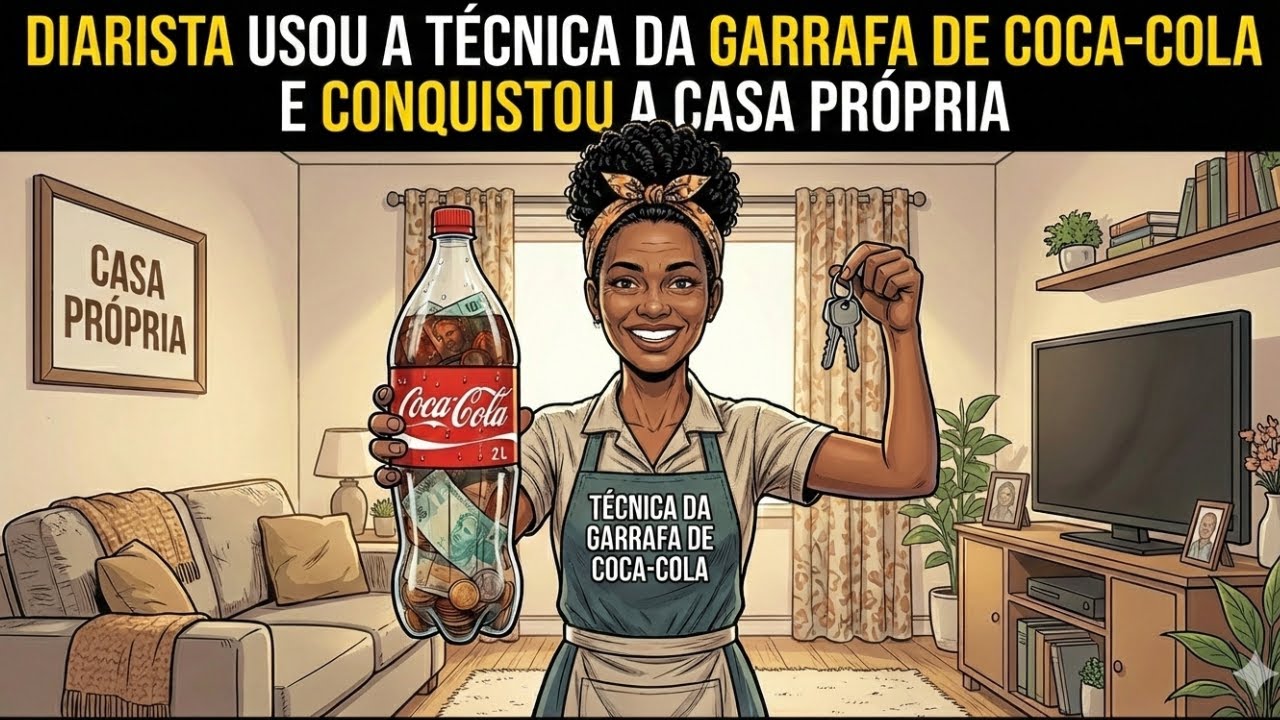 Como uma DIARISTA usou a Técnica da GARRAFA de COCA-COLA e COMPROU sua Casa PRÓPRIA em 14 MESES