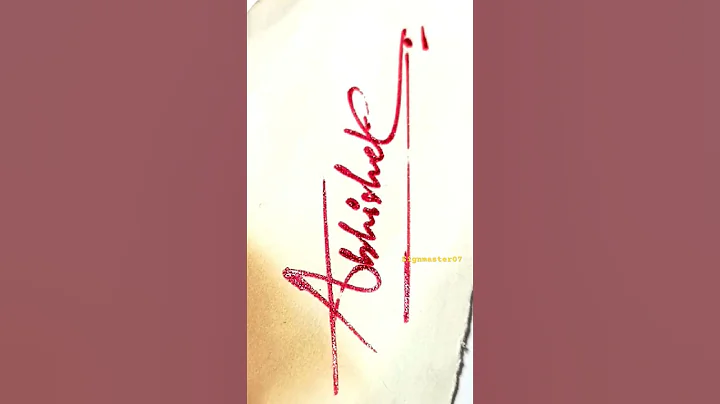 Abhishek #calligrapher #handwriting #signature #calligraphymasters #calligraphy #moderncalligraphy