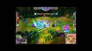 League of Legends ZED 3vs5 PENTAKILL