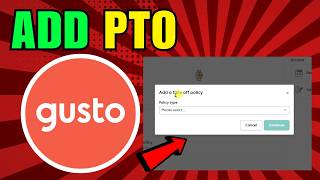 How To Add PTO In Gusto (2026) (Complete Guide)