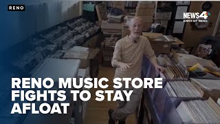 Downtown Reno music store fights to stay open after neighboring movie theater closure