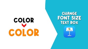 How to change font size in keynote text box