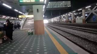 서울행 KTX-산천 810열차 청량리 진입/도착/발차