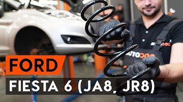Wie FORD FIESTA JA8 Fahrwerksfedern vorne / Schraubenfeder vorne wechseln [AUTODOC TUTORIAL]