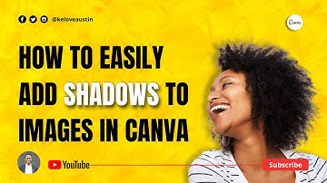 How to manually add shadows to your images in Canva.