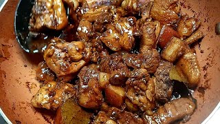 Yong Nagmamantikang Adobong Manok At Baboy, Naku Makakalimutan Mo Talagang Diet Ka