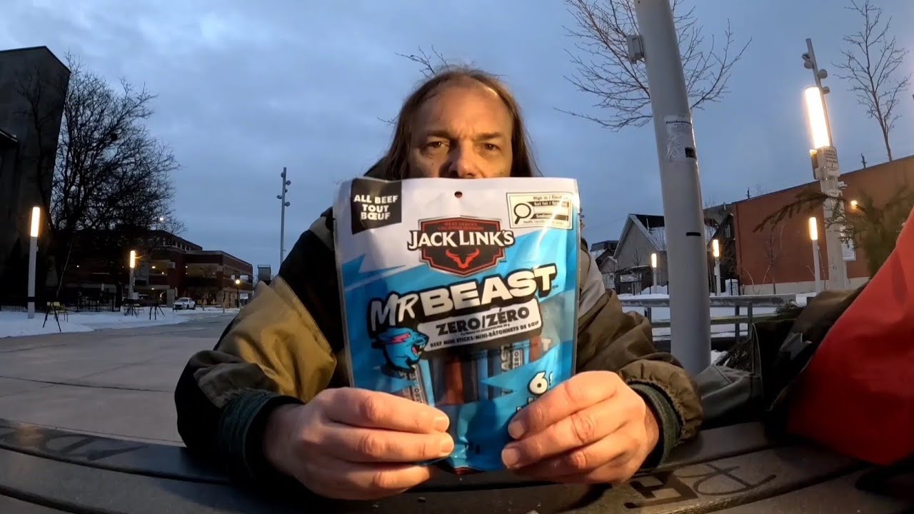 Jack Links Mr Beast Zero Suger Beef Sticks Review 