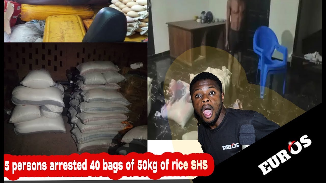 Shs Food Rice 5 persons arrested stealing SHS food items at Atebubu 24 bags beans, 40 ...