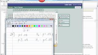 Statistics Test 4 Review Problems 21-33
