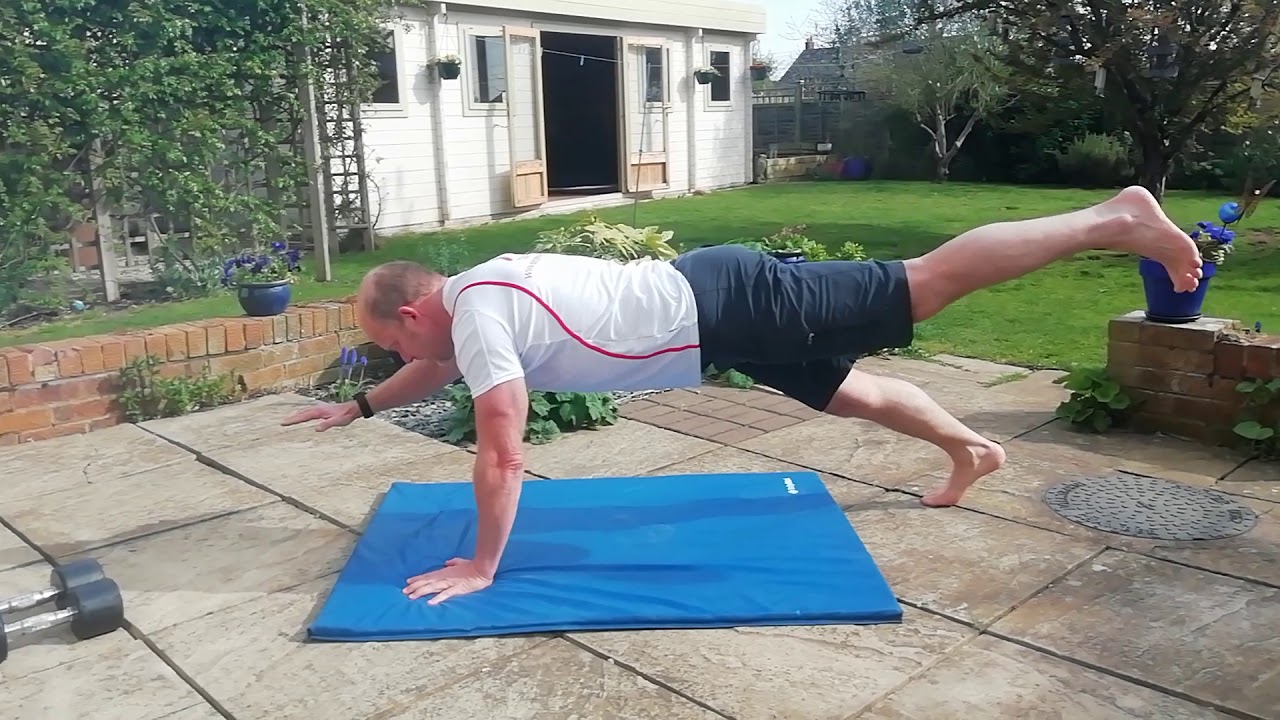 Core strength home workout YouTube
