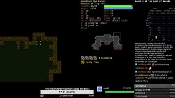 Vampire Fighter of Trog - Part 5 - Dungeon Crawl Stone Soup 0.24-a Experimental