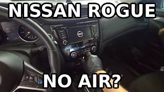 Nissan Rogue No Air Flow / Weak AC — Blower Motor Resistor Fix