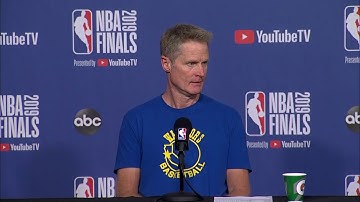 Steve Kerr Postgame Interview - Game 1 | Warriors vs Raptors | 2019 NBA Finals