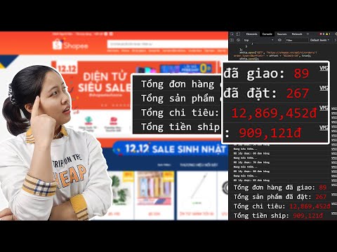 Video Hướng dẫn Check Tổng tiền đã Mua trên SHOPEE - Cả... - youtube
