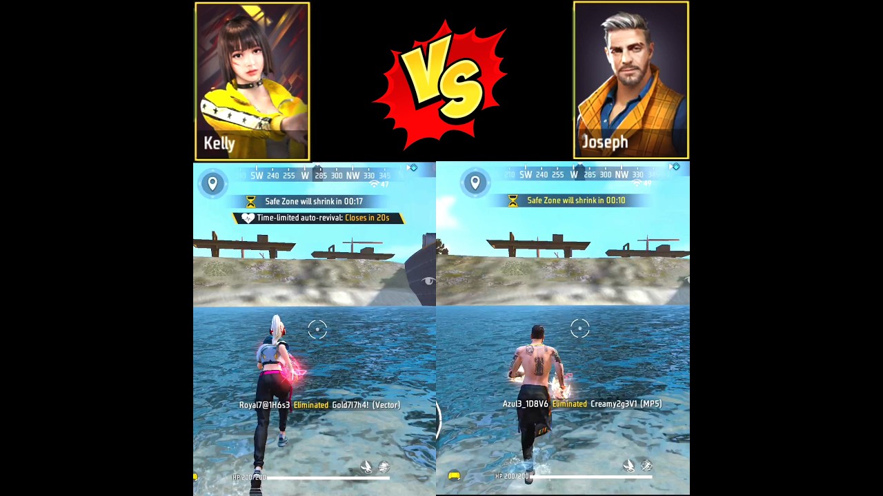 KELLY VS JOSEPH CHARACTER 💥🤡 || CHARACTER ABILITY TEST 😱🤯 || SPEED ABILITY TEST FF 