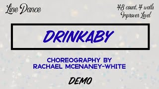 Drinkaby Line Dance Demo, Choreography By Rachael Mcenaney - White
