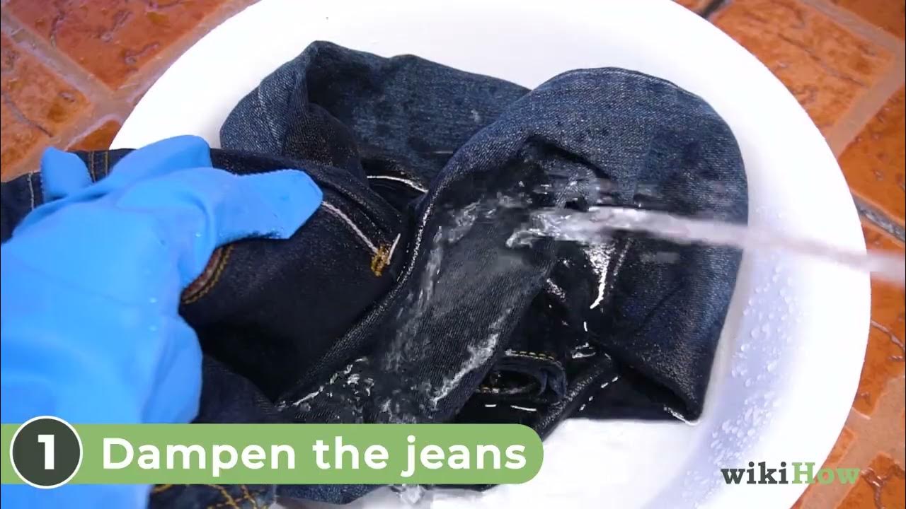 How to Bleach Jeans YouTube