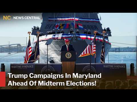 WATCH: Donald Trump Campaigns in Maryland at Sparrows Point Event | News central | AC1Z