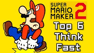Super Mario Maker 2 Top 6 THINK FAST Courses (Switch)