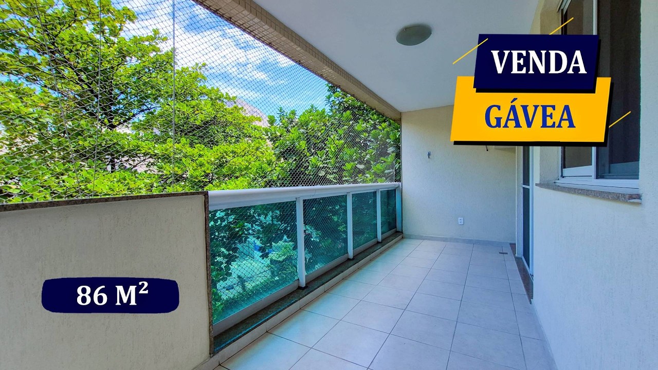 GÁVEA RUA MARQUÊS DE SÃO VICENTE JUNTO PLANETÁRIO VARANDÃO LINDA VISTA 2 SUÍTES 2 VAGAS ÓTIMO LAZER