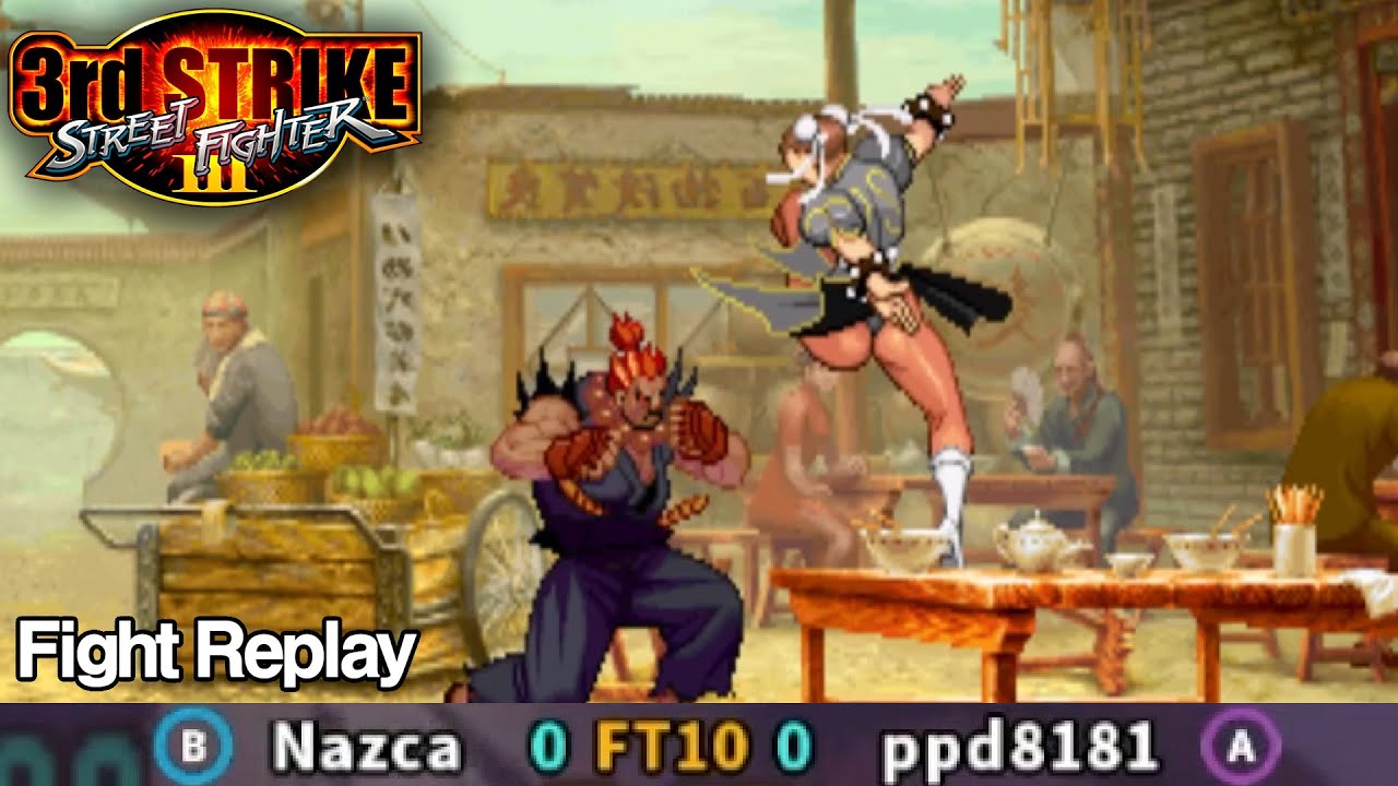 Arcade] Street Fighter3 3rd Nazca VS ppdi8181 #retro #capcom
