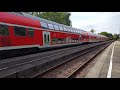 Regionalzug der DB nach Stuttgart fährt durch den Bahnhof Enzisweiler in Bayern, treno, train