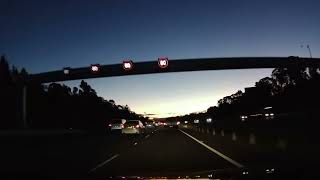 Video #12 - 4K Car Ride (Sydney M4 Westbound - Evening - Monday 20230619)
