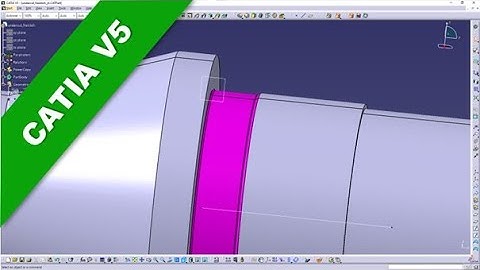 Undercut - Freistich with Powercopy - Catia v5 Training - Knowledgeware