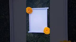 Beautiful Paper flower wall Hanging // Craft ideals💡🧻#shorts  Frame s&#39; wall Hanging #viralshorts #