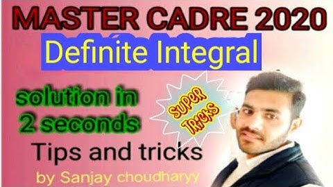 Definite Integral//Master cadre//super tricks#supertricks//NDA/JEE